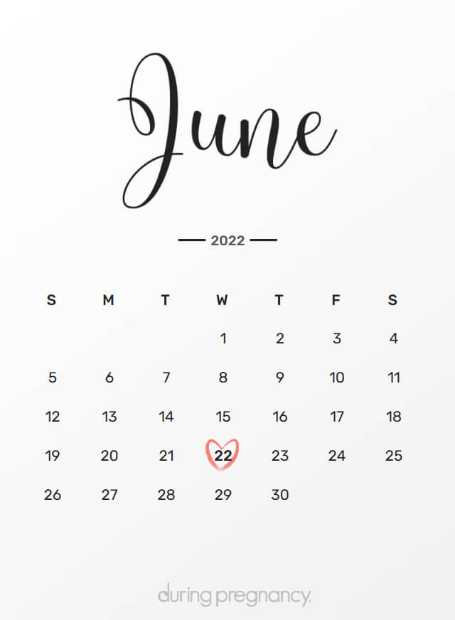 Due Date: June 22, 2022 | During Pregnancy