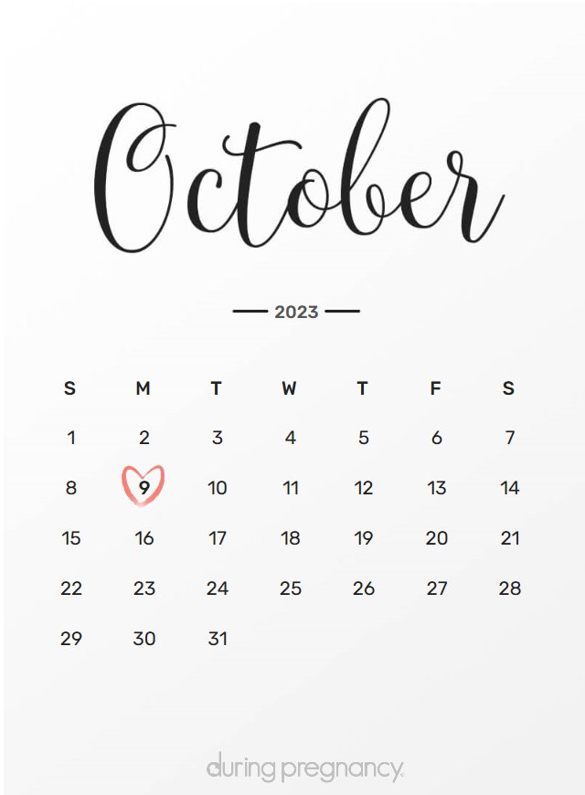 How Far Along Am I if My Due Date Is October 9, 2023