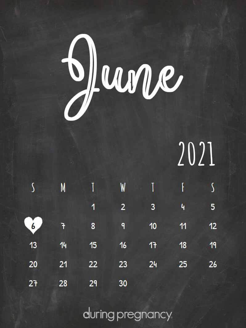 How Far Along Am I if My Due Date Is June 6, 2021