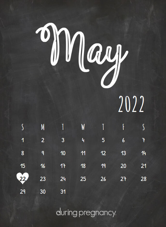 How Far Along Am I If My Due Date Is May 22, 2022