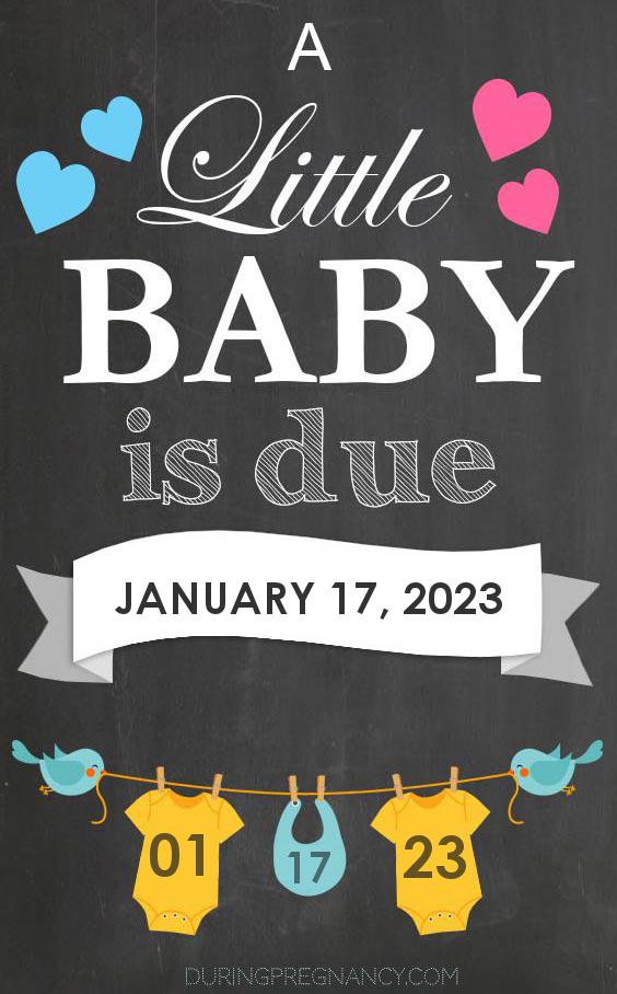 Your Due Date January 17, 2023 During Pregnancy